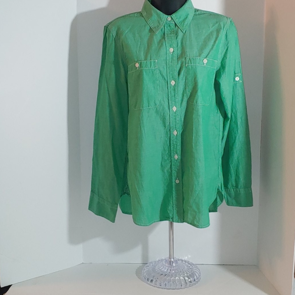 Ralph Lauren Green Button Down Shirt